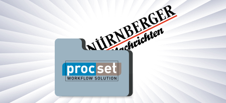 Digital job folder convinces: Publisher Nürnberger Presse relies on ProcSet envelope.